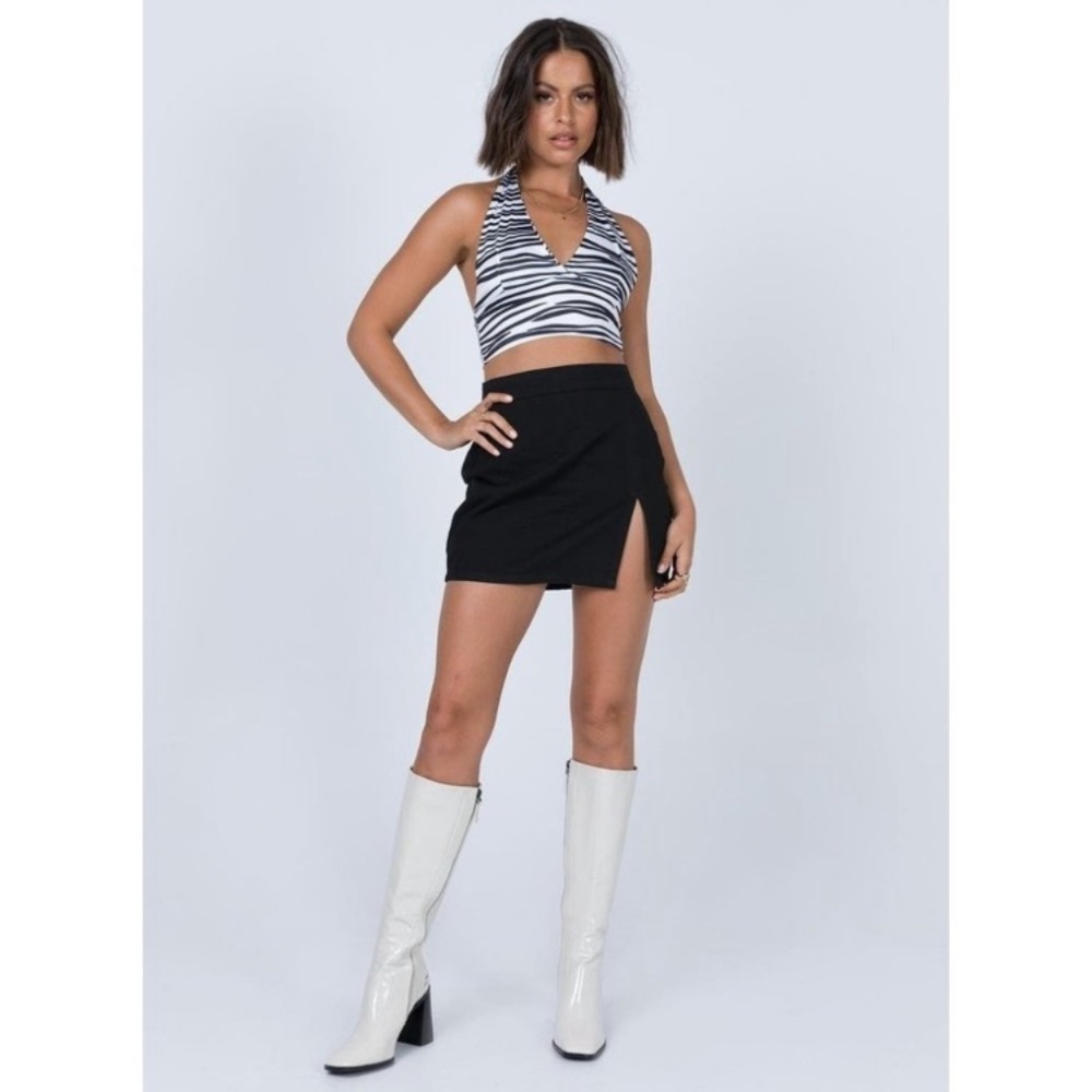 Princess Polly Lioness Mini Skirt Black